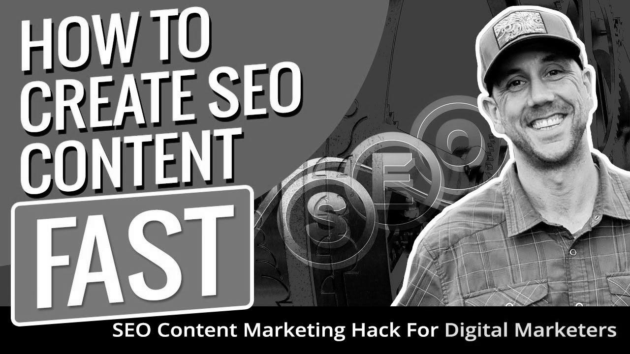 How To Create Content Fast That Ranks In Google!  SEO Content Marketing Hack For Digital Entrepreneurs