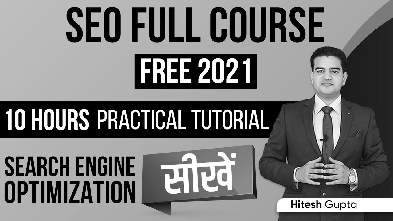 SEO Course for Rookies Hindi |  Search Engine Optimization Tutorial |  Superior website positioning Full Course FREE