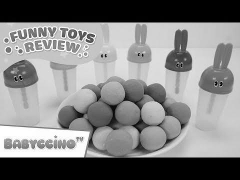 Babyccino Funny Toys Evaluate Episode 9 – Study Colours Rainbow Ice Cream & Kinetic Sand