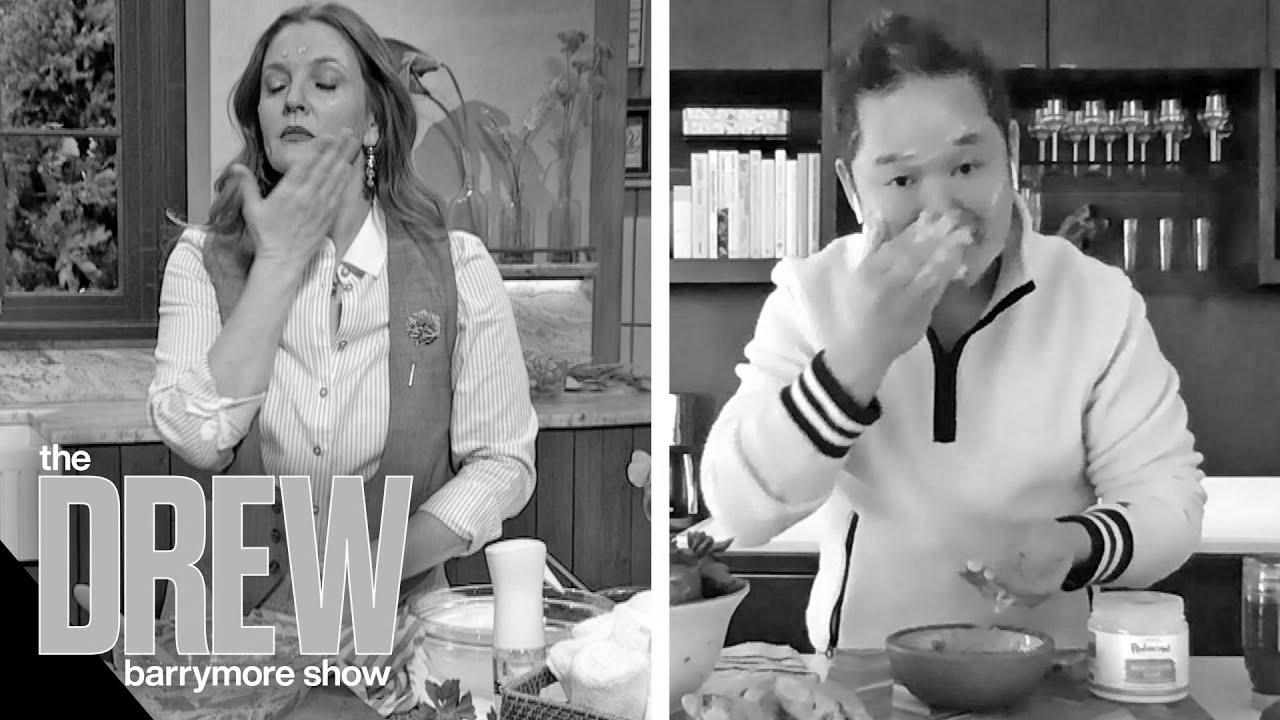Danny Seo exhibits Drew How you can Make Eco-Friendly Face Mask from Leftover Breakfast