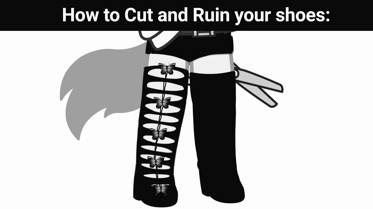 Methods to ruin your shoe in 10 seconds: 😀