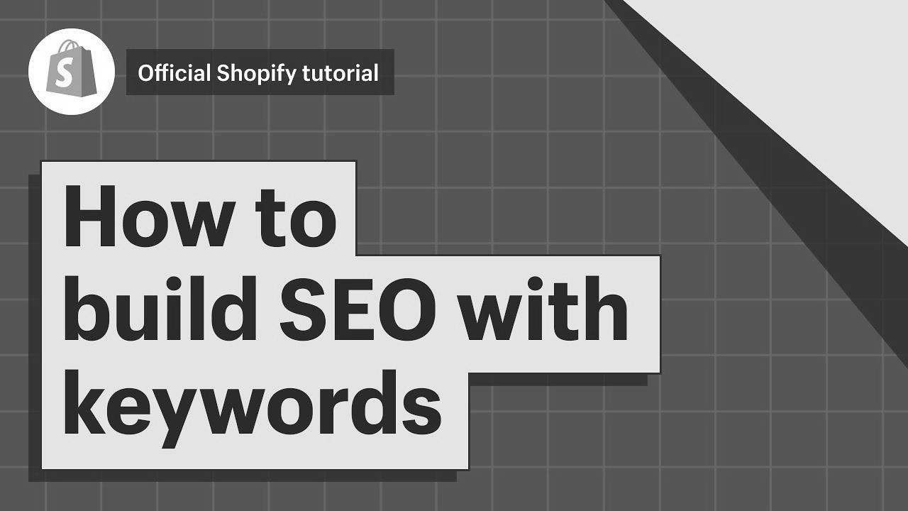 How To Build SEO Via Keywords ||  Shopify Assist Middle