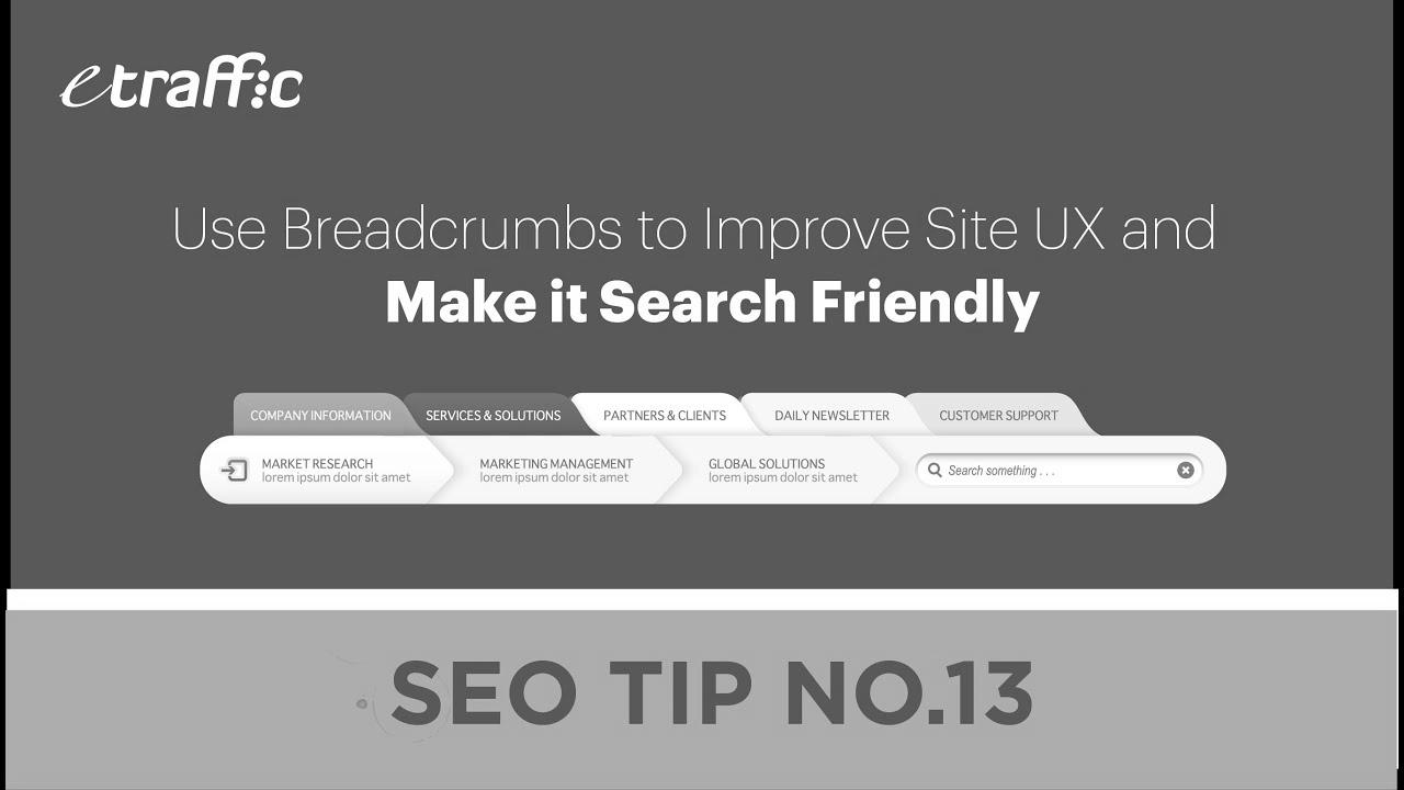 search engine optimization Ideas 13 |  Use Breadcrumbs to Improve Web site UX and Make it Search Friendly