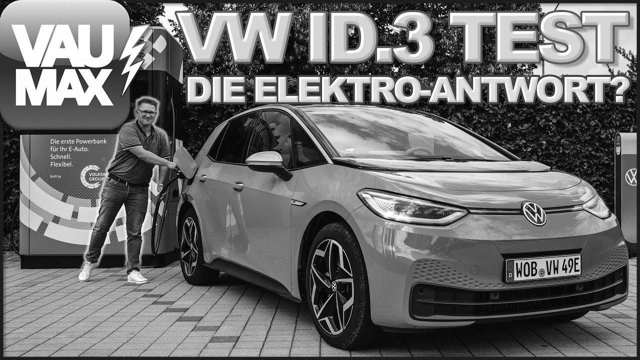 VW ID.3 – The electric reply?  Driving report, know-how & features in check |  VAUMAXtv