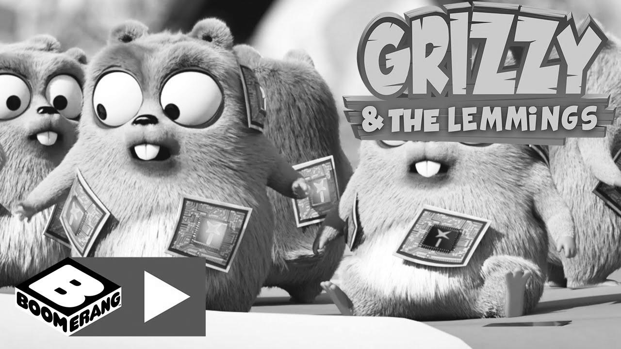 Grizzy and the Lemmings |  Fashionable technology |  boomerang