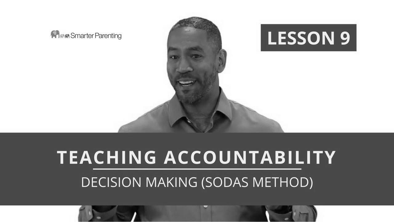 Assist youngsters make good decisions |  Resolution Making talent (SODAS Technique)