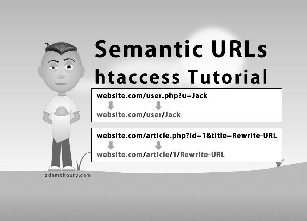 Semantic URL htaccess Tutorial SEO Pleasant Clean Hyperlinks Rewrite