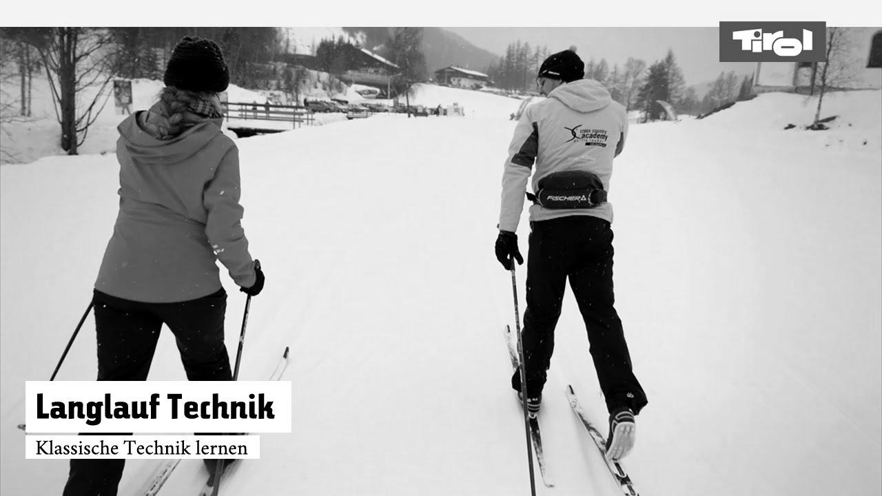 Cross-country skiing approach – learn cross-country skiing within the traditional way