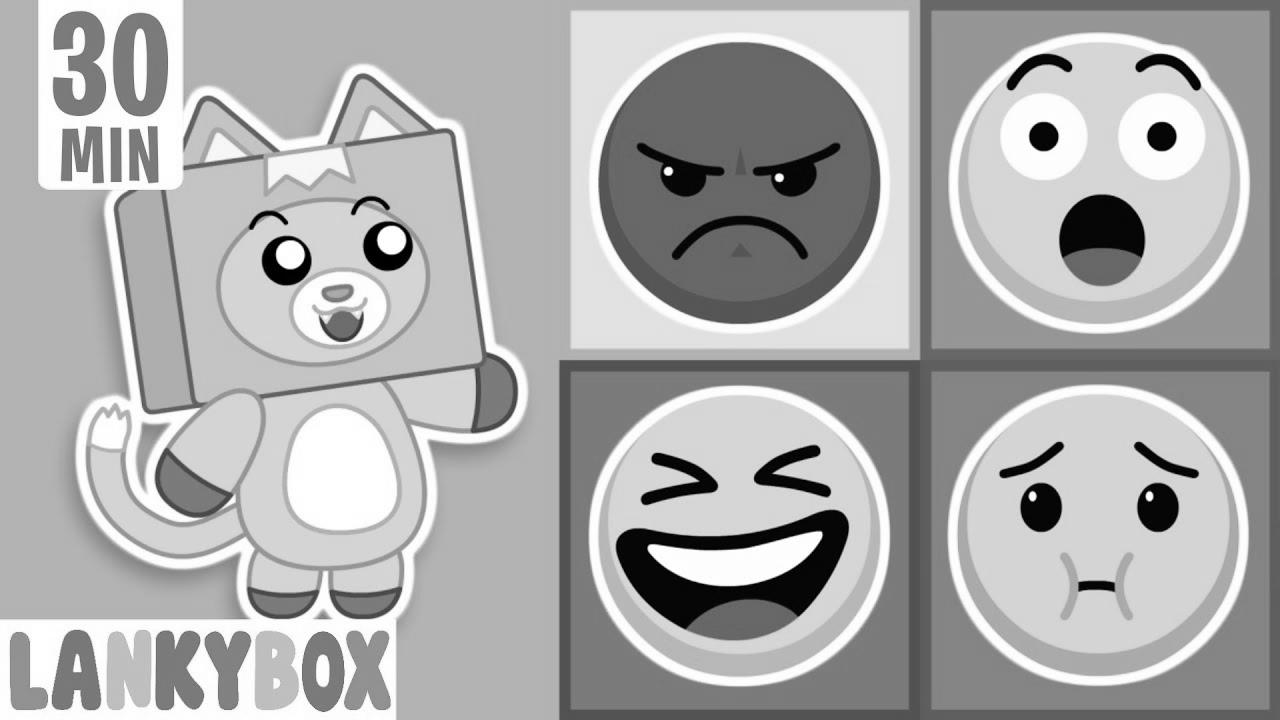 Learn Feelings with LankyBox – Humorous Emoji Stories for Children |  LankyBox Channel Kids Cartoon