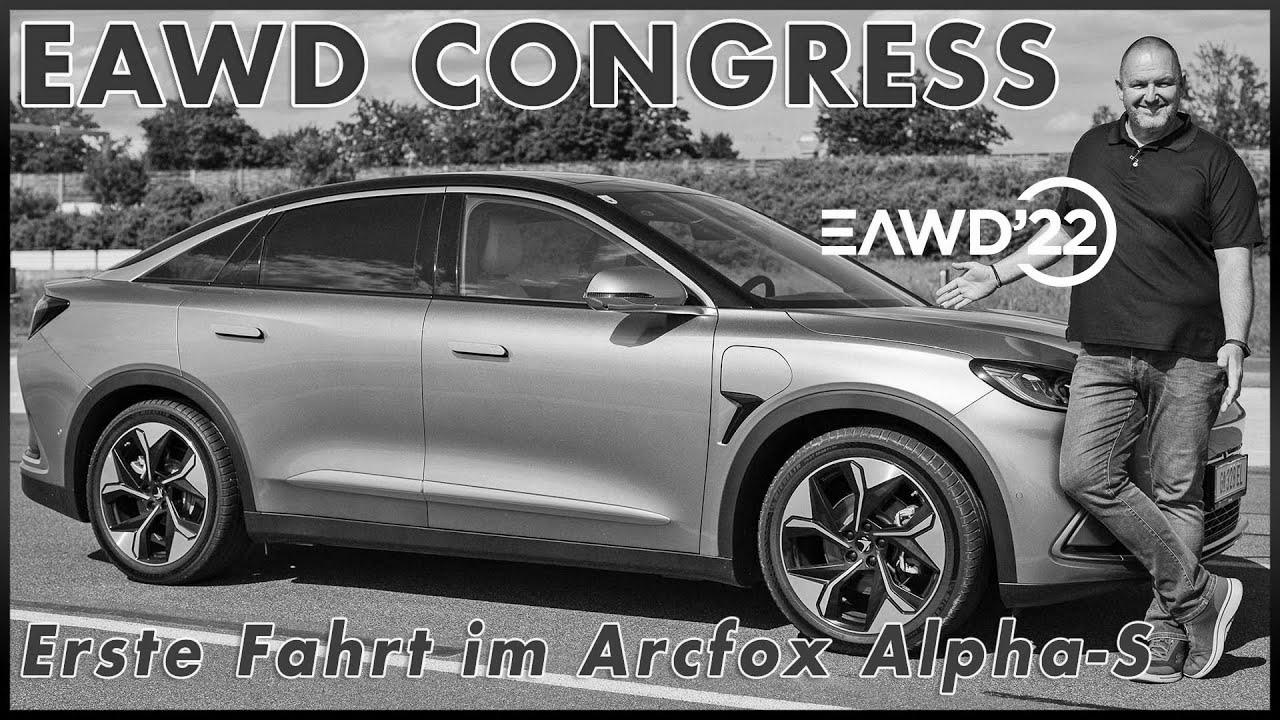 2022 Magna EAWD Congress & check drive in the Arcfox Alpha-s |  Check Technik Allrad E-Auto Overview German