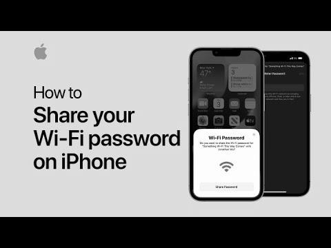 {How to|The way to|Tips on how to|Methods to|Easy methods to|The right way to|How you can|Find out how to|How one can|The best way to|Learn how to|} share your Wi-Fi password |  Apple {support|help|assist}